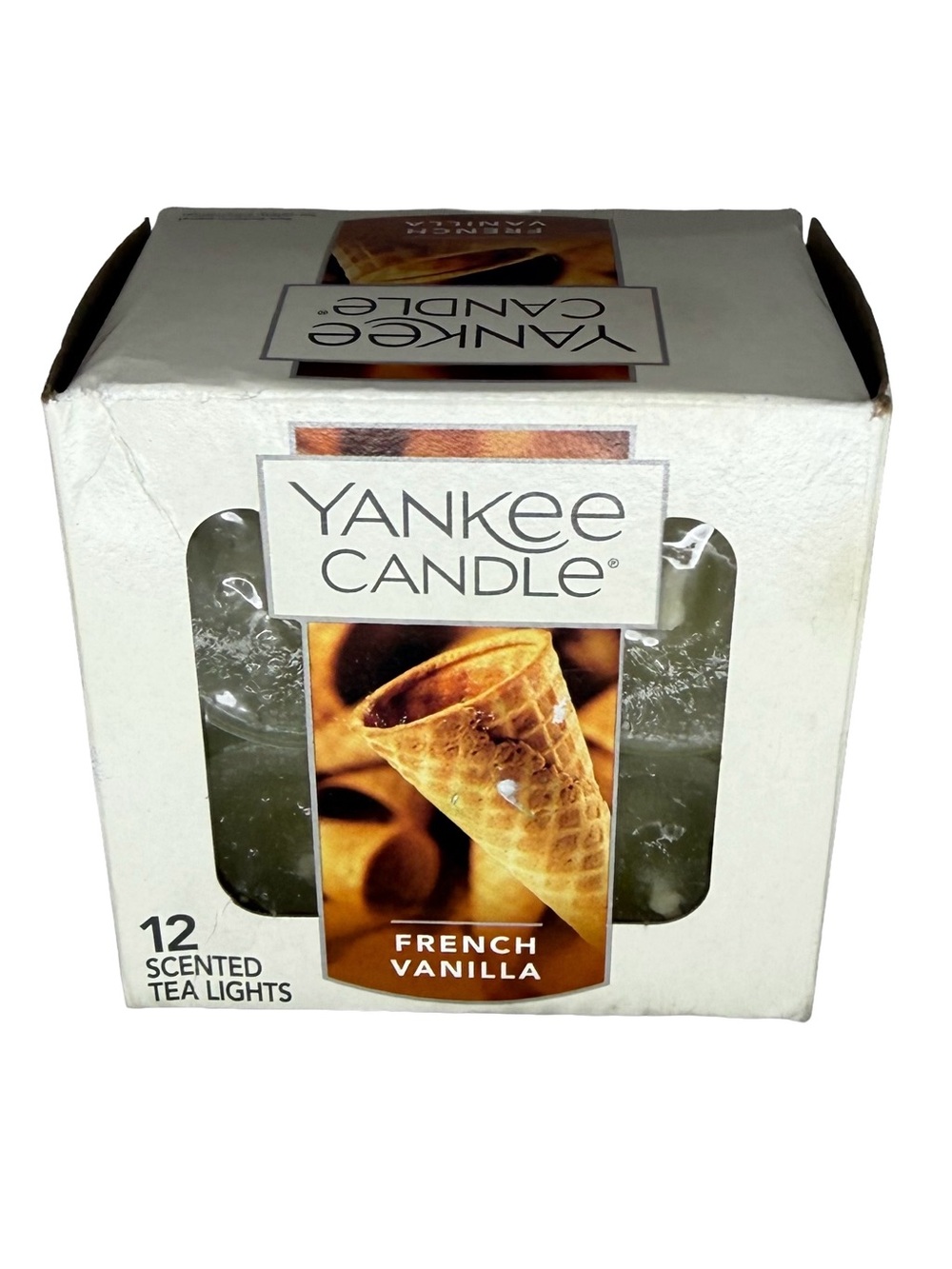 Yankee Candle French Vanilla 12 Scented Tea Light Candles New & Unused
